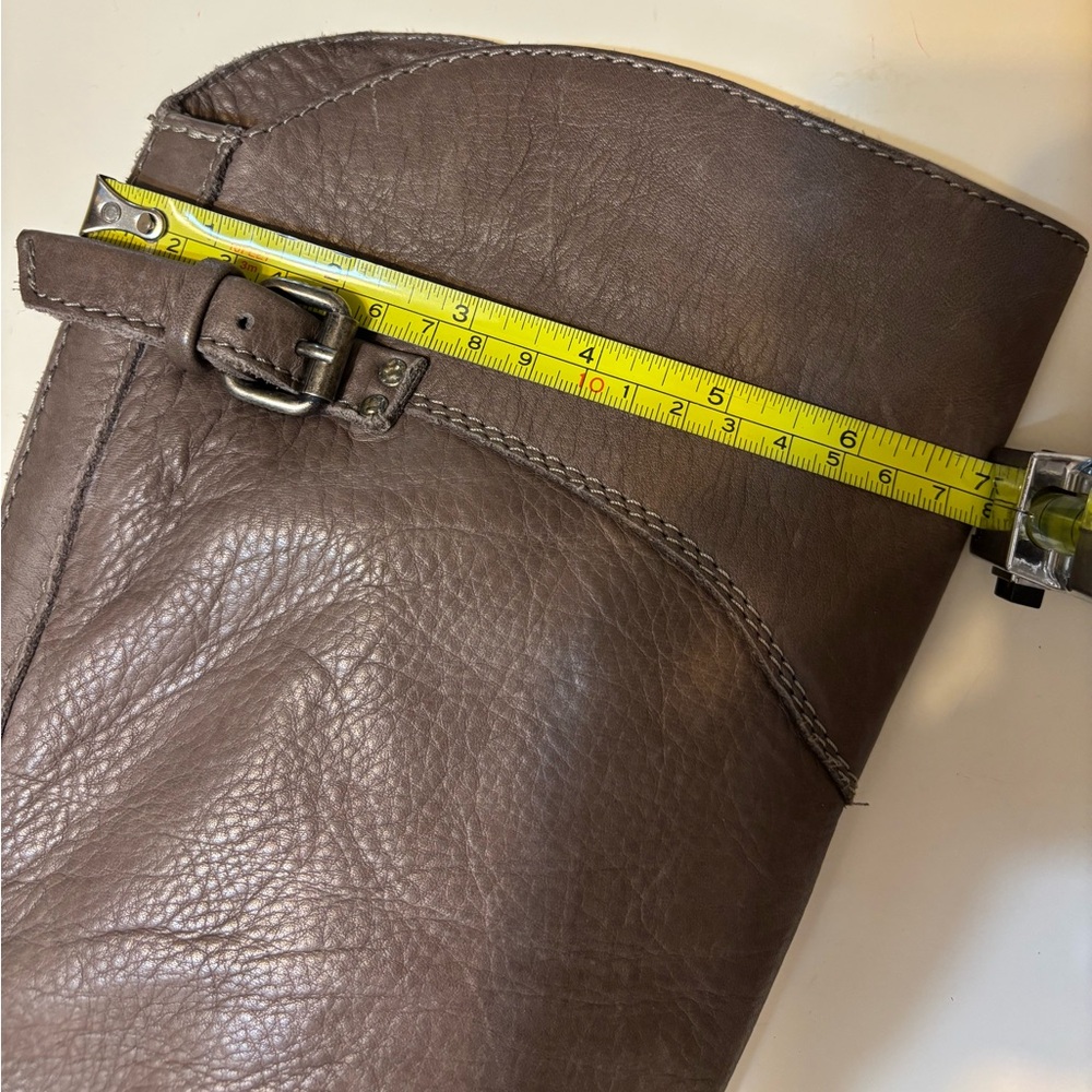 Frye Phillip Riding Boots Tall 7.5 gray/taupe 🐴 - Picture 13 of 14